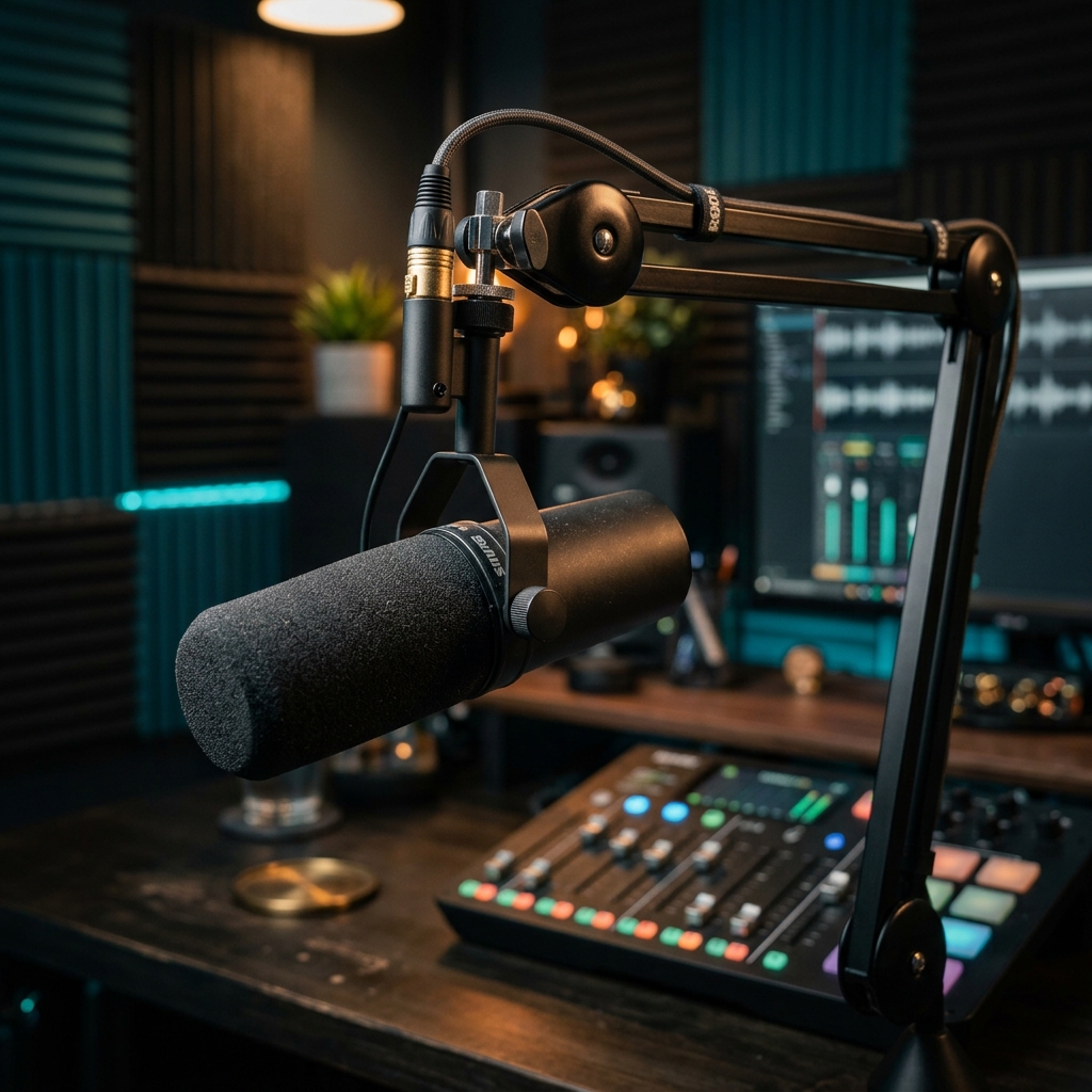 Microphone and studio setup